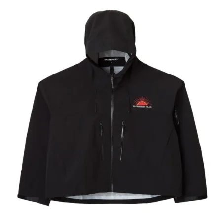 Raspberry Hills Zip Up Hoodie Black