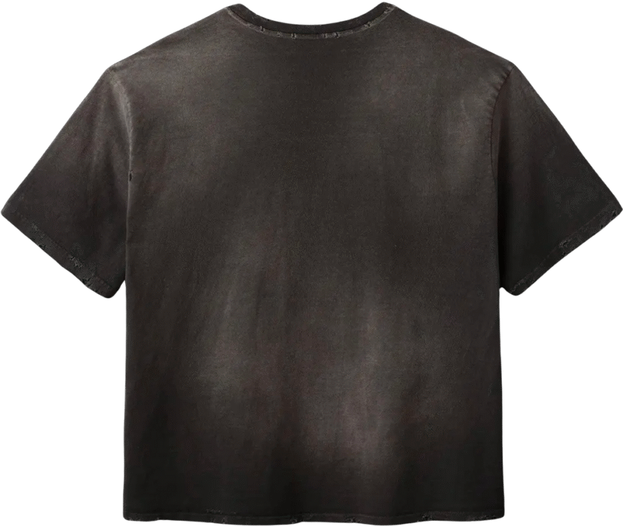 Gold+Vintage Raspberry Hills Code 77 Black Tee - Image 2