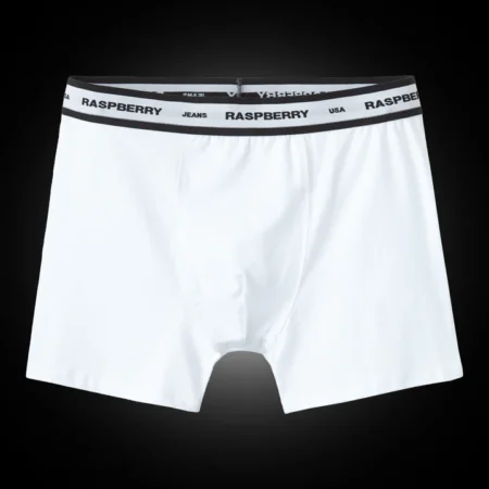 RASPBERRY HILLS WHITE BOXER BRIEFS
