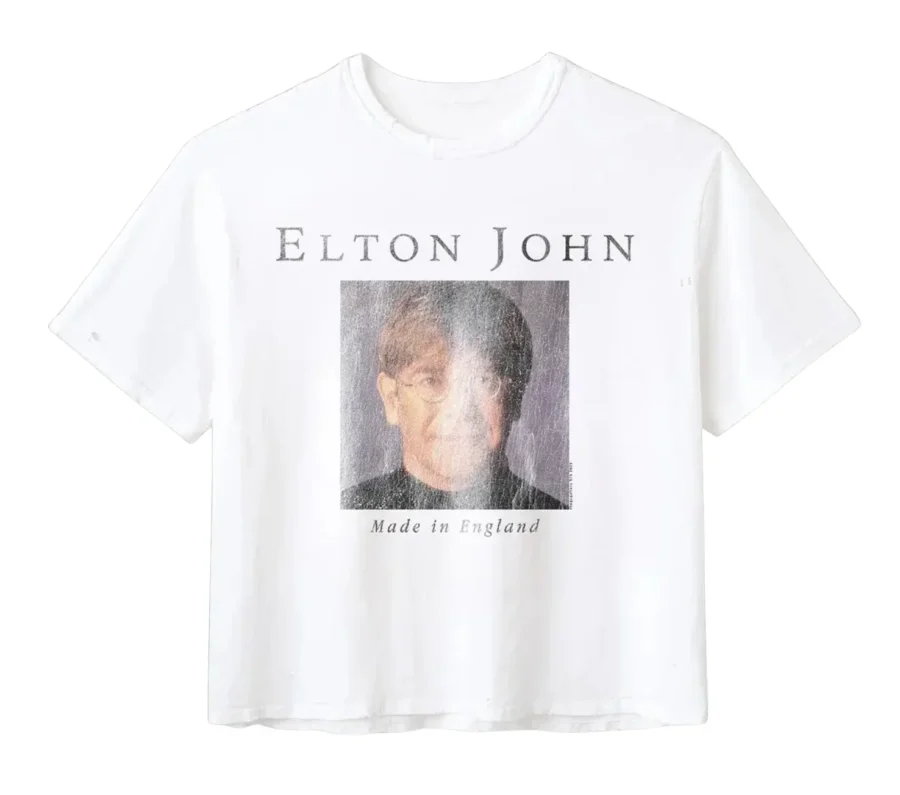 Gold+Vintage Gallery Raspberry Hills 'Elton John' Tee